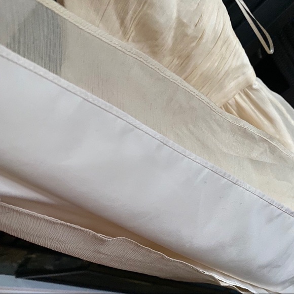 J. Crew Wedding Heidi Silk Chiffon Dress Champagne - Picture 7 of 9